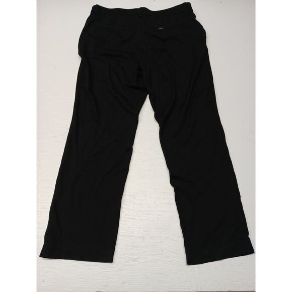 Lee Black Stretch Nylon Smart Fit Pants 16 Loose Casual Business Comfort Pants - Picture 6 of 8
